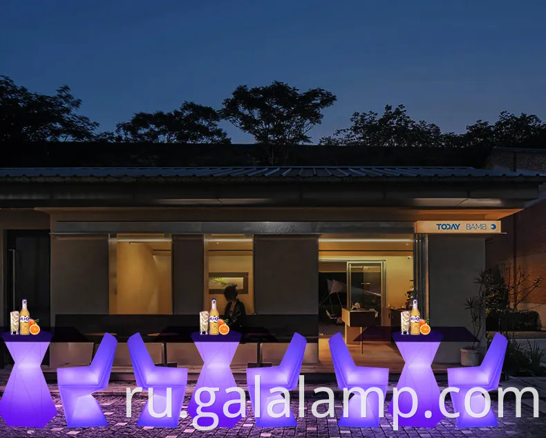 Элегантный светодиодный светодиодный обед на открытом воздухе для уютных балконов